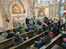 Krippenandacht in der Weingartenkapelle